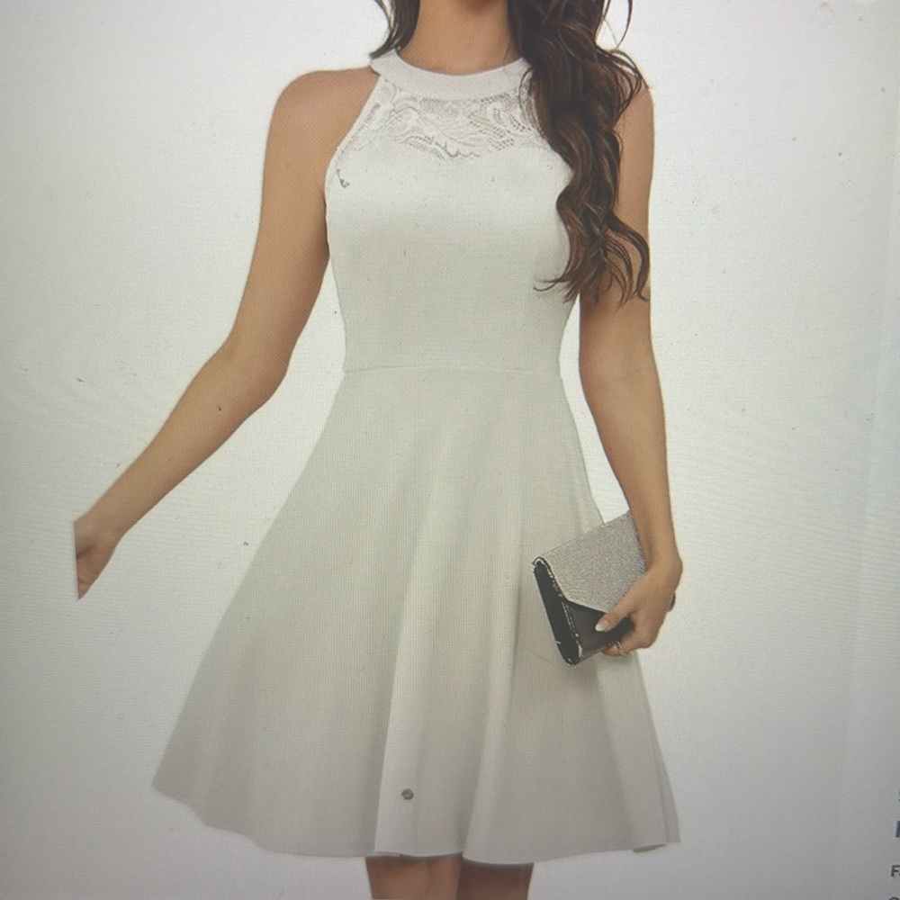 Halter lace evening/party/cocktail dress